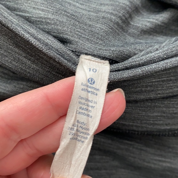 Lululemon sz 10 yoga leggings gray - Picture 4 of 6